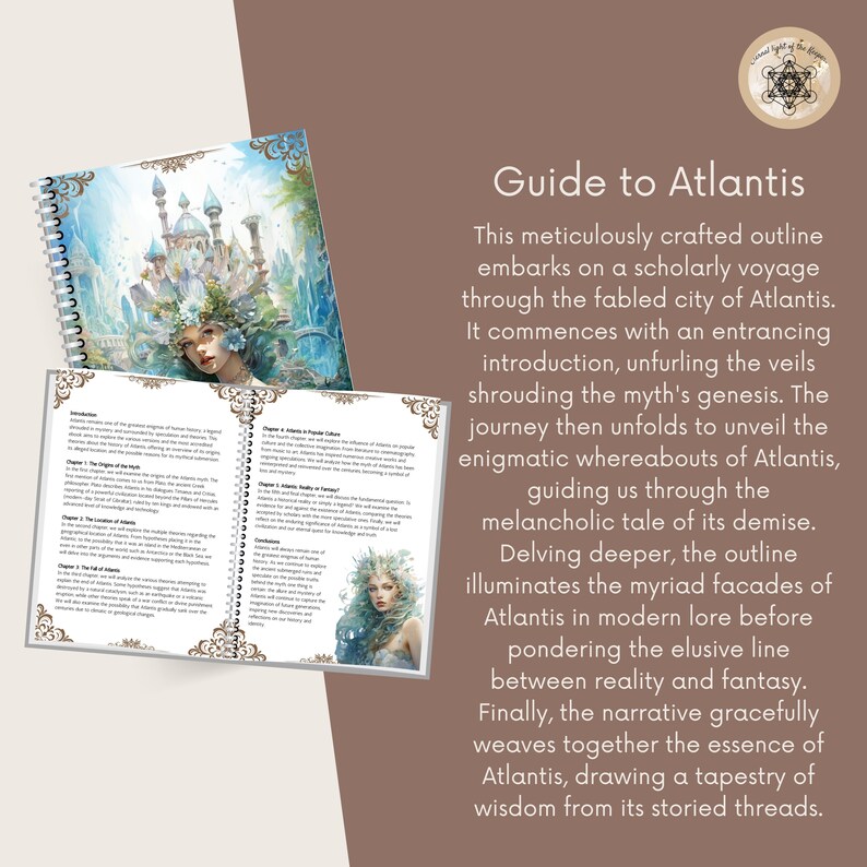 Atlantis Mystery Guide, Lost City Legends (digital Download) - Etsy Canada