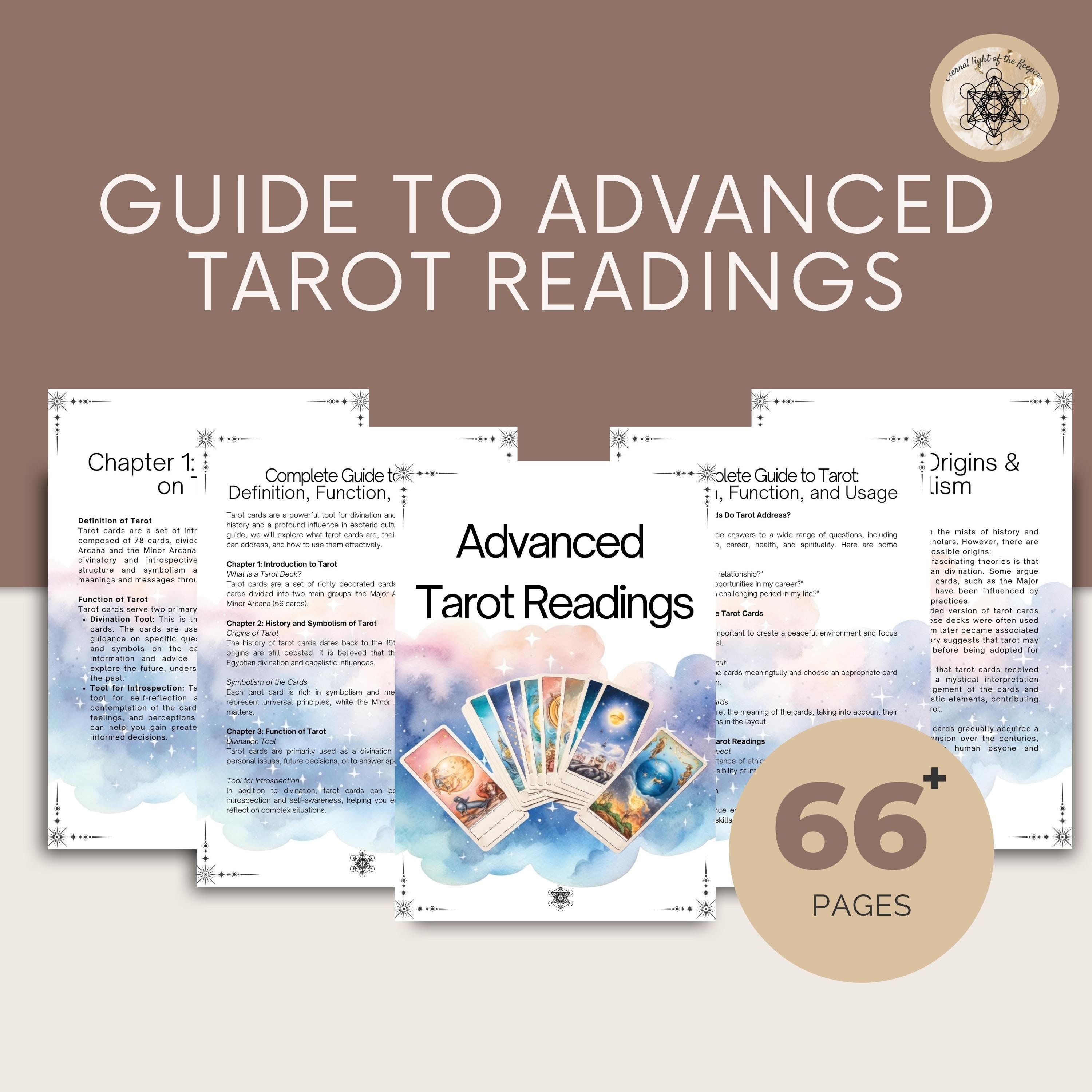 Printable Tarots Guide - Engaging PDF Guide on Tarot Card Reading ...