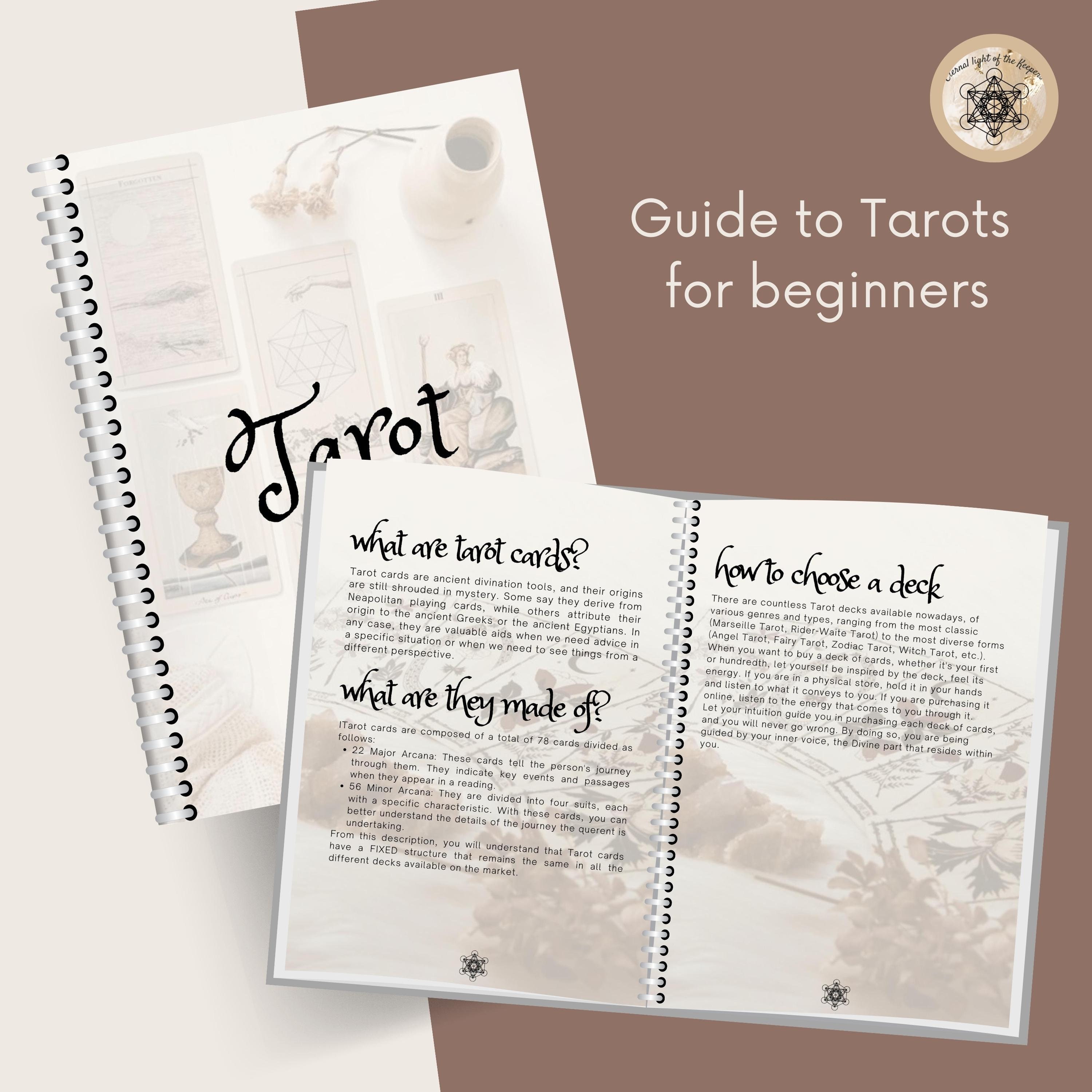 Printable Tarots for Beginners Guide Comprehensive A4 PDF - Etsy