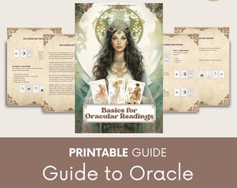 Guia de Leitura de Cartas do Oráculo para Imprimir – Layouts Básicos (Download Digital)