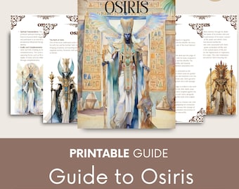 Osiris, Egyptian God Guide, Ancient Mythology (PDF)