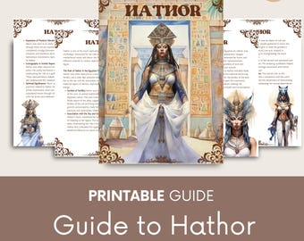 Hathor Guide, Egyptian Goddess, Ancient Mythology (PDF)