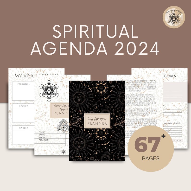 2024 Diary Spiritual Guide Printable Journal 2024 Agenda Etsy Australia