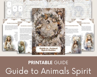 Animal Spirit Guide, Tarot Spread & Journal (Digital Download)