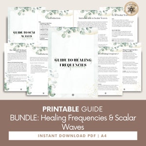 BUNDLE: Healing Frequencies & Scalar Waves Guide, Meditation Frequency, Spiritual Healing, Spell Book, Energy Healing.
