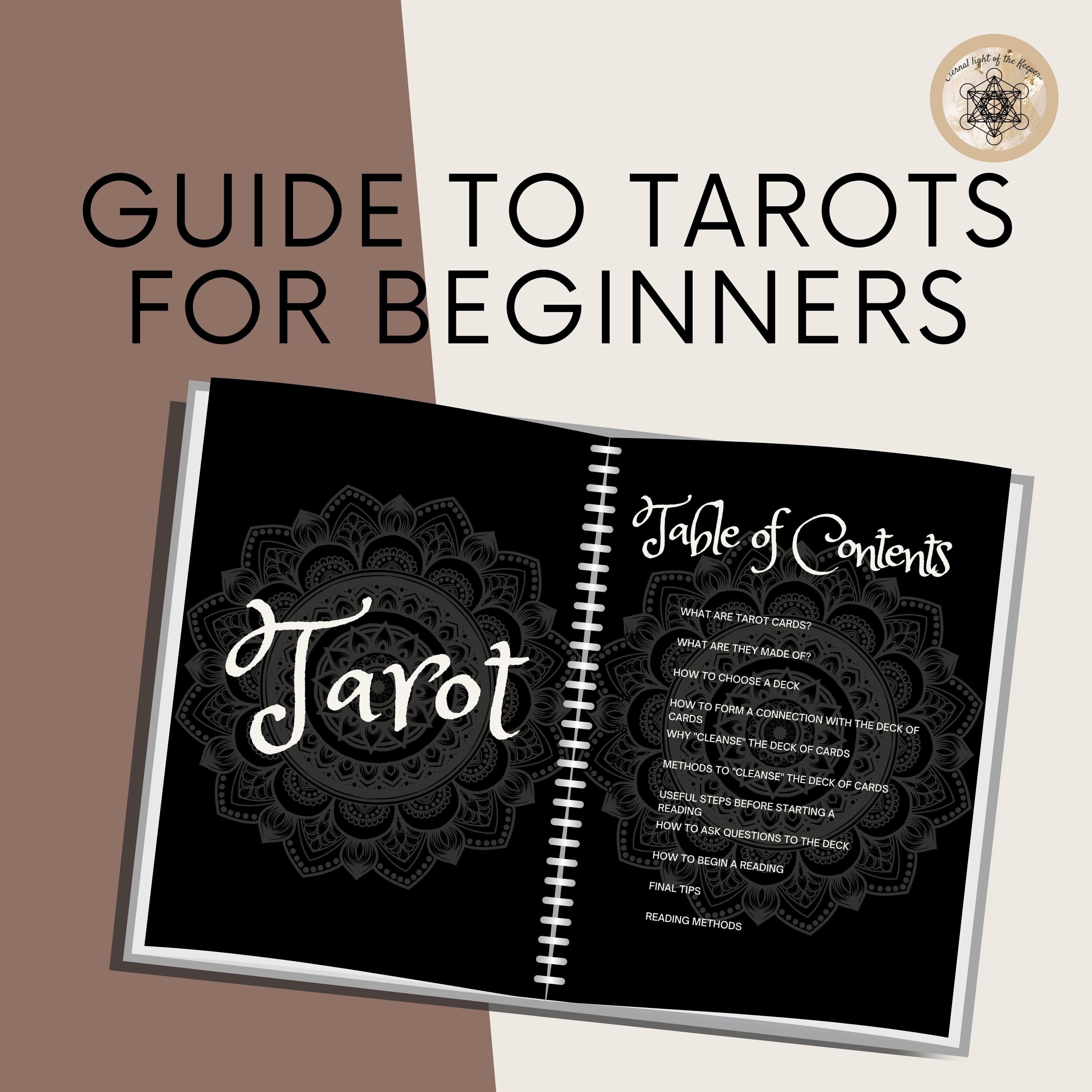 Printable Tarots for Beginners Guide Comprehensive A4 PDF Guide to ...