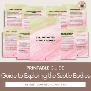 Subtle Body Guide, Energy Healing, Etheric Body (Digital Download)