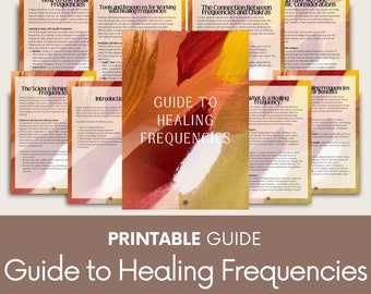 Healing Frequencies Guide, Spiritual Healing, Vibrational Energy (Digital Download)
