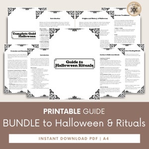 Halloween & Rituals Guide Bundle, Halloween, Samhain Rituals, Spell Book, Wiccan, Halloween Witchcraft, Perfect for Pagans and BOS