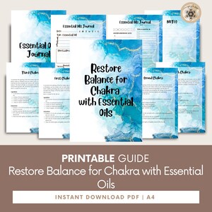 Chakra Balancing Guide, Essential Oil Remedies, Holistic Healing (PDF Pattern)