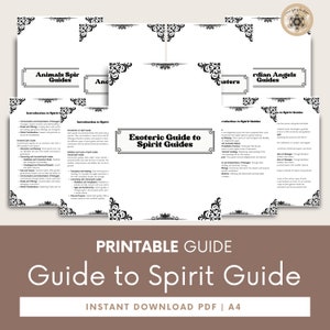 Spirit Guides Meditation Guide, Animal Spirits, Journal (Digital Download)