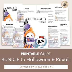 Halloween & Rituals Guide Bundle, Halloween, Samhain Rituals, Spell Book, Wiccan, Halloween Witchcraft, Perfect for Pagans and BOS