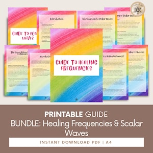BUNDLE: Healing Frequencies & Scalar Waves Guide, Meditation Frequency, Spiritual Healing, Spell Book, Energy Healing.
