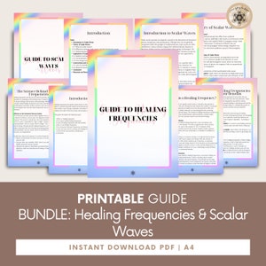 BUNDLE: Healing Frequencies & Scalar Waves Guide, Meditation Frequency, Spiritual Healing, Spell Book, Energy Healing.