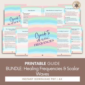 BUNDLE: Healing Frequencies & Scalar Waves Guide, Meditation Frequency, Spiritual Healing, Spell Book, Energy Healing.
