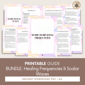 BUNDLE: Healing Frequencies & Scalar Waves Guide, Meditation Frequency, Spiritual Healing, Spell Book, Energy Healing.