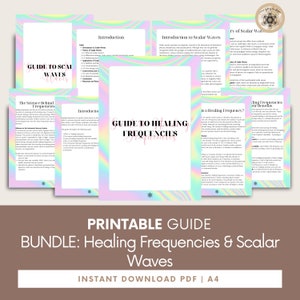 BUNDLE: Healing Frequencies & Scalar Waves Guide, Meditation Frequency, Spiritual Healing, Spell Book, Energy Healing.