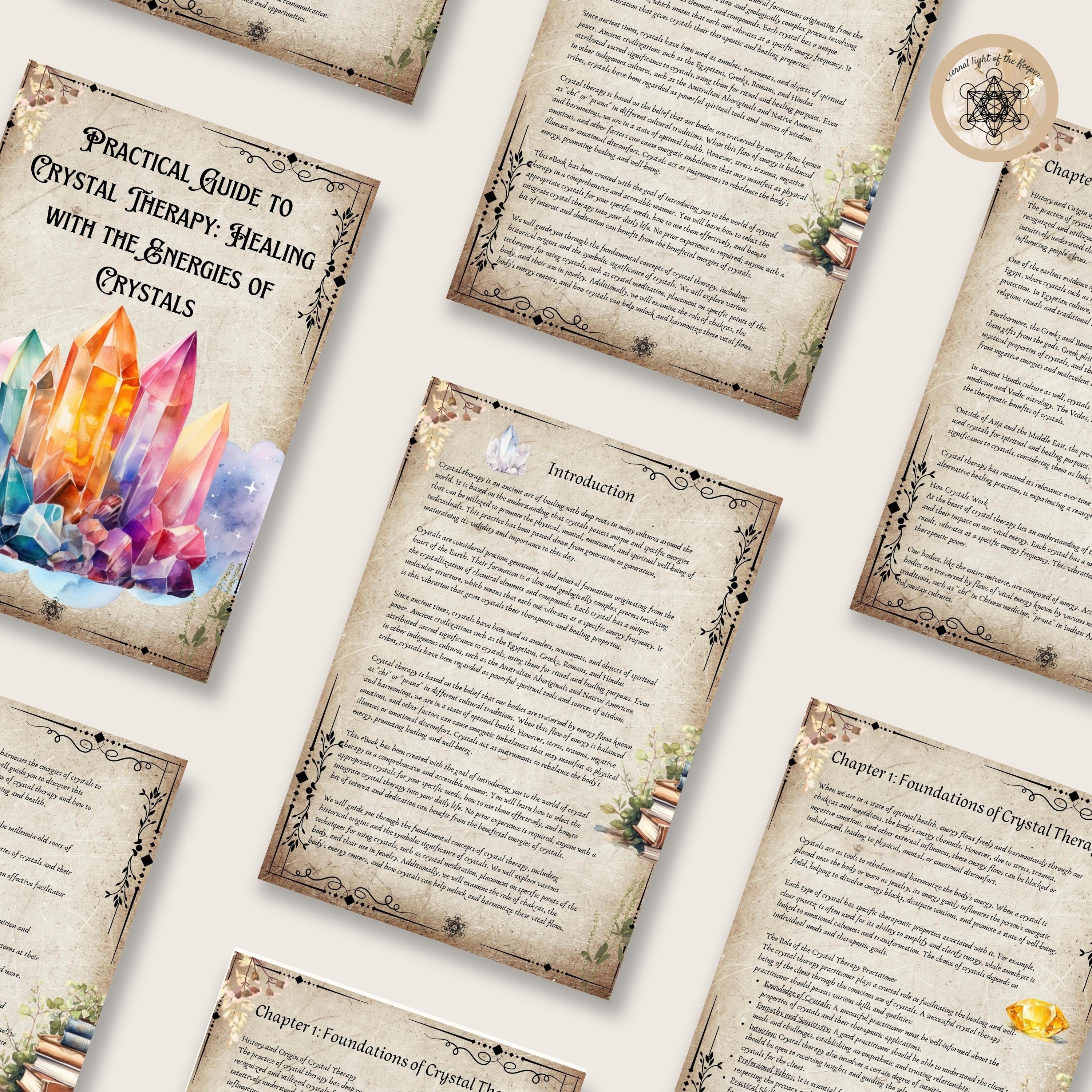 Printable Guide to Crystal and Gemstone Therapy: Comprehensive A4 PDF ...