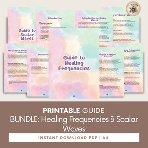 BUNDLE: Healing Frequencies & Scalar Waves Guide, Meditation Frequency, Spiritual Healing, Spell Book, Energy Healing.