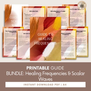 BUNDLE: Healing Frequencies & Scalar Waves Guide, Meditation Frequency, Spiritual Healing, Spell Book, Energy Healing.