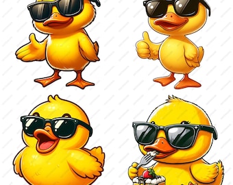 お洒落】アヒル アートパネル DEAL WITH IT サングラス ポップ Duck