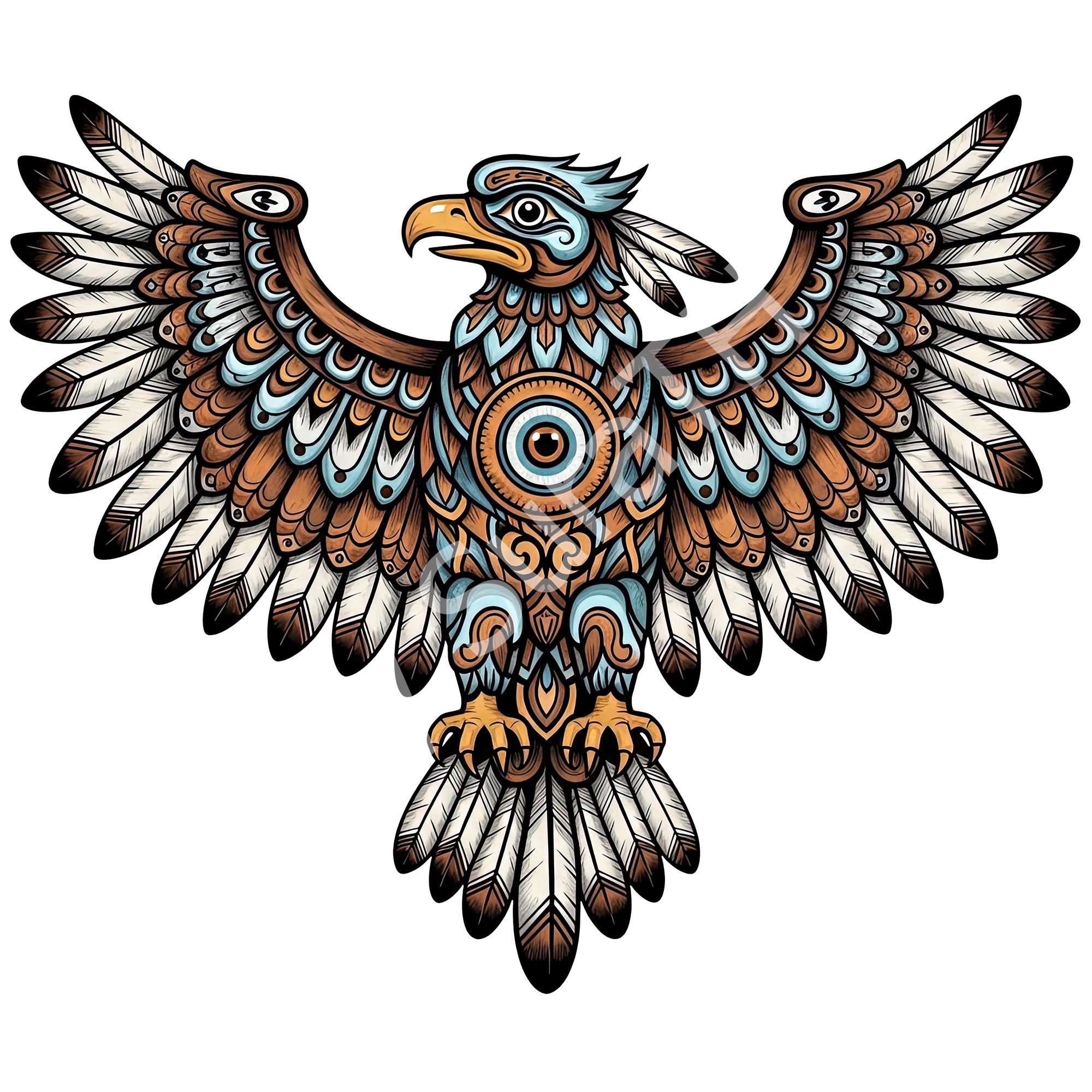 Thunderbird PNG: Native American Tribal Art Clipart (digital Download,  4000x4000 Px) - Etsy Israel, image size:2000x2000