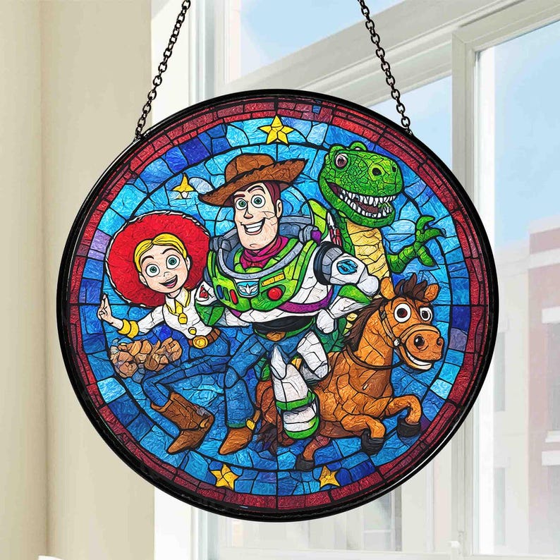 Disney Toy Story Stained Glass Suncatcher, Disney Toy Story Window ...