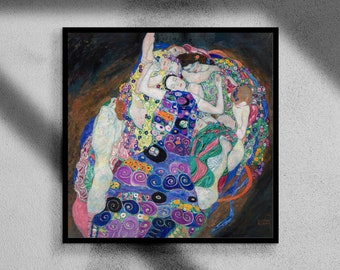 Gustav Klimt The Virgin Poster, Art Nouveau Symbolism (UNFRAMED)