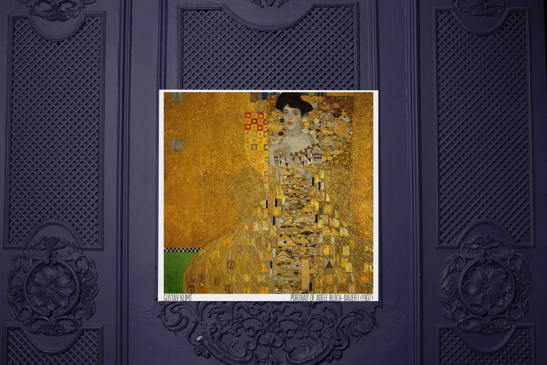 Gustav Klimt, Adele Bloch Bauer Painting, Woman in Gold, Painting