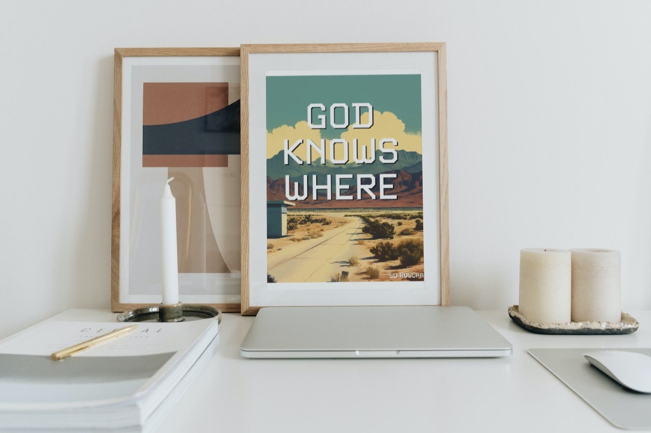 アートポスター エド・ルシェ エキシビジョンポスター f8bde87cac1877119653bca0367931