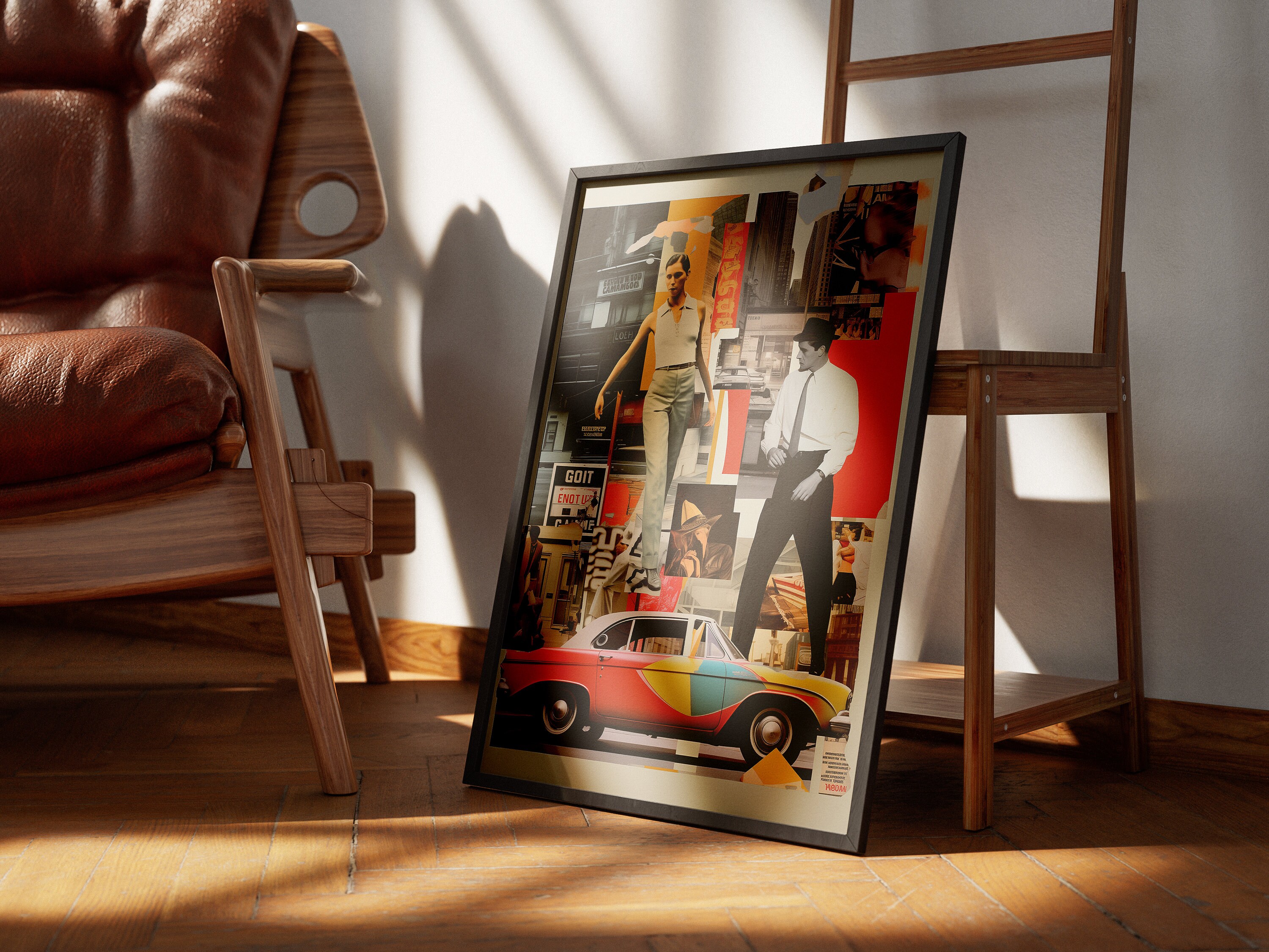 リチャード ハミルトン スタイルのアートワーク、都市の風景、ポップ