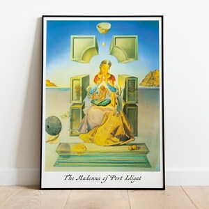 Salvador Dali, The Madonna of Port Lligat Poster, Dali Painting, Surrealist Art, Spanish Painter, Gift for Art Lover