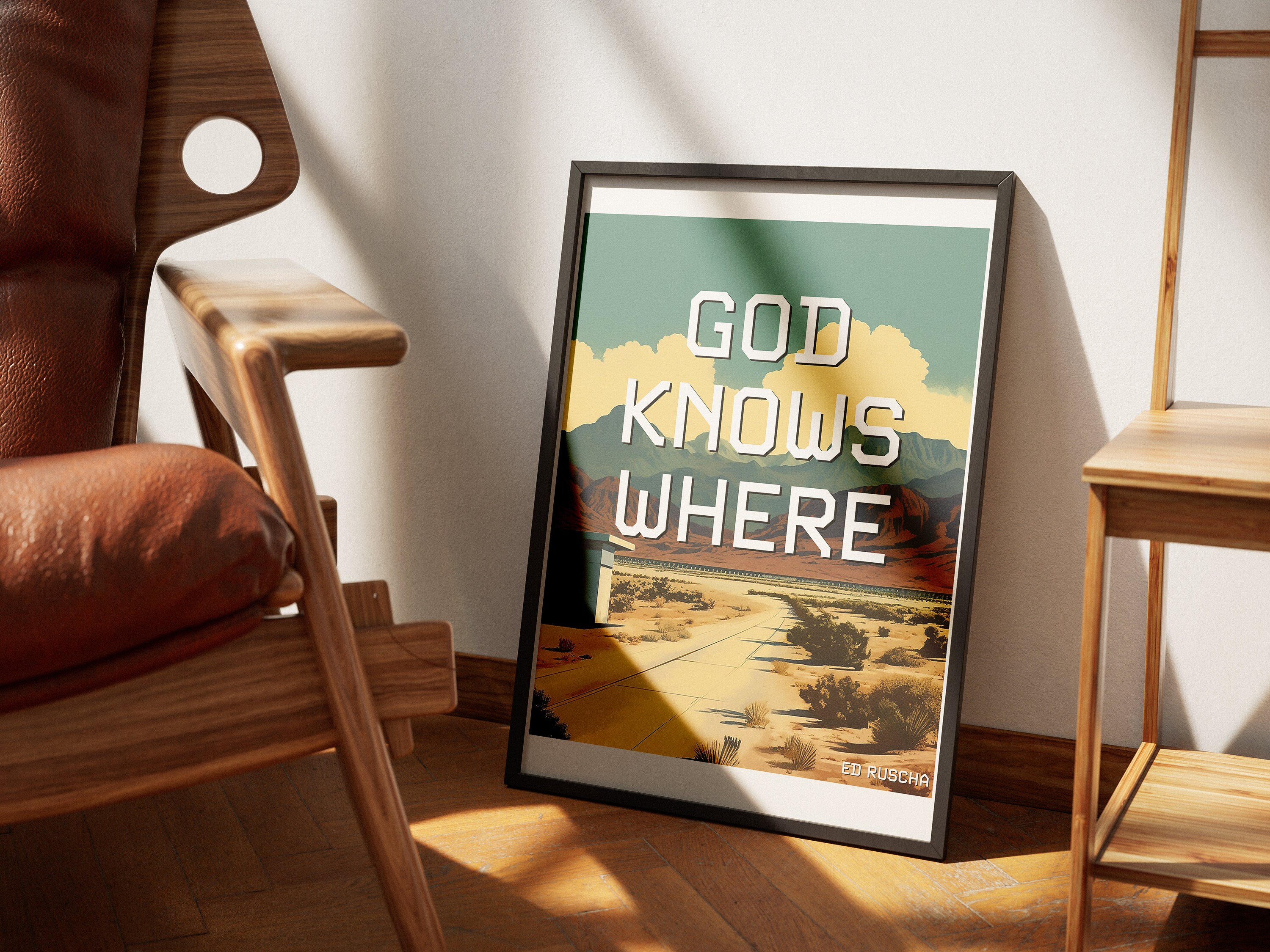 海外美術館限定】 エド・ルシェ ED RUSCHA ポスター