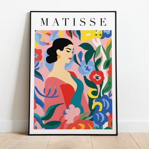 Henri Matisse Poster, Fauvism Art, Matisse Painting, Woman Painting, Matisse Cut outs Gift Idea, Exhibition Art, Matisse Kunstdruck