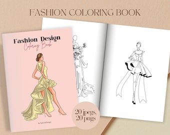 VOGUE Goes Pop Coloring Book - Enjoy Govue60's Fashion by Coloring