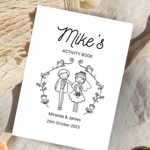 Wedding Coloring Book Wedding Coloring Pages for Kids Custom Coloring ...