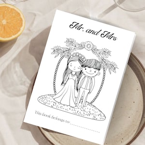 Hochzeits-Malbuch für Kinder - druckbare Hochzeit - Aktivitätenbuch - Hochzeits-Malbuch - ausdruckbare Hochzeit -