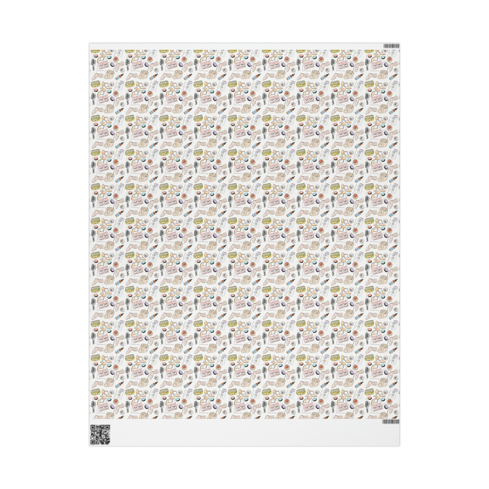 Musical Theatre Performer Theme Wrapping Paper Original Hand Drawn Pattern Gift Musical Theatre fans Gift Wrap, Vocal Health, Dance Shoes
