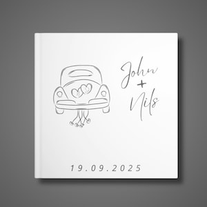 Księga gości weselnych I personalizowana księga gości weselnych I księga przyjaciół ślubnych