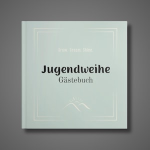 Jugendweihe Gästebuch personalisierbar zum Ausfüllen I Erinnerungsbuch Jugendweihe I Jugendweihe Freundebuch I Geschenkidee Jugendweihe