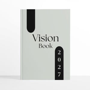 Vision Book 2027 – Planner & Workbook for Goals, Dreams and Intentions, Hardcover, 80 pages