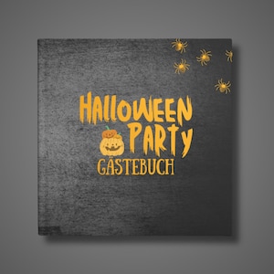 Halloween gastenboek I Halloween feest I decoratie Halloween Halloween kinderen I vriendenboek Halloween