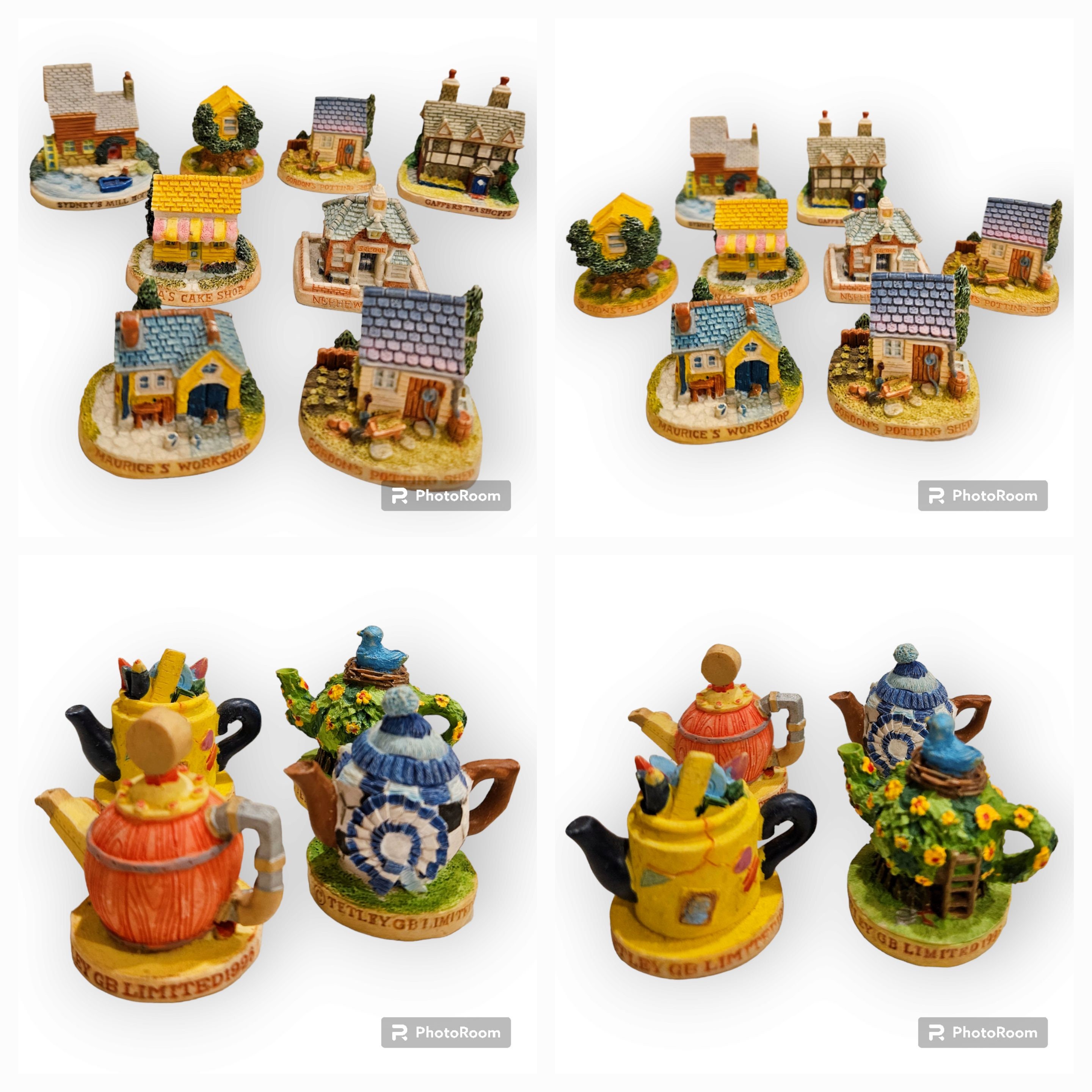 Vintage Tetley Tea Figurines & Tin Box Etsy UK