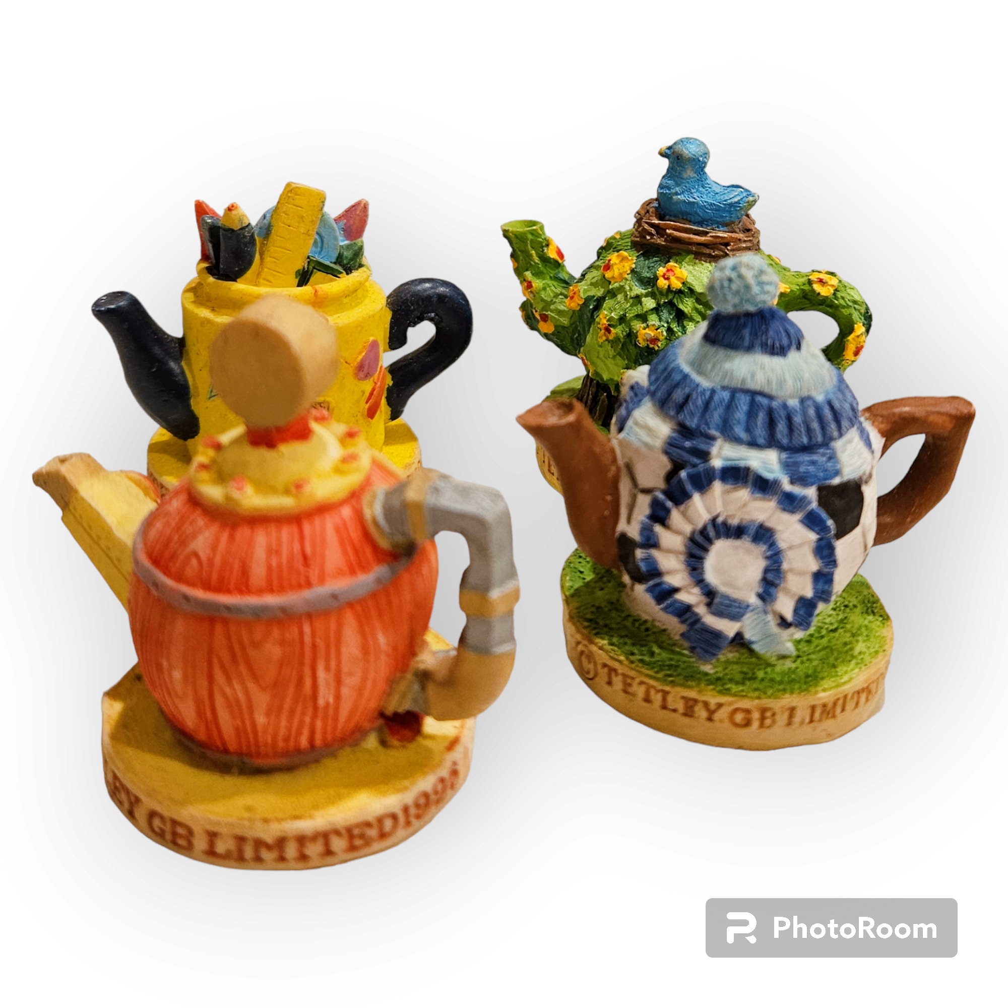 Vintage Tetley Tea Figurines & Tin Box Etsy UK