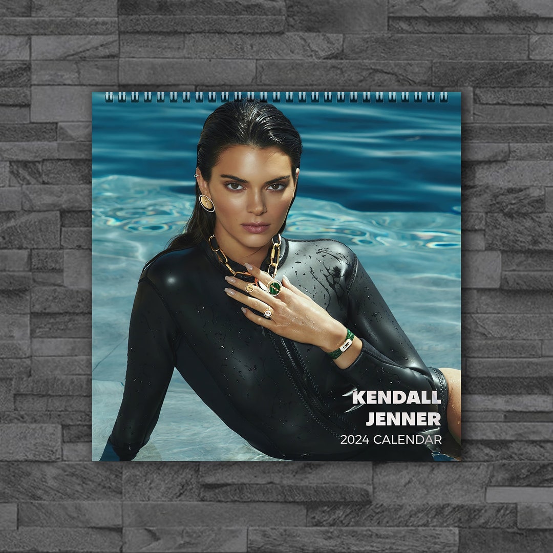 Kendall Jenner Calendar 2024 Celebrity Calendar Kendall Etsy