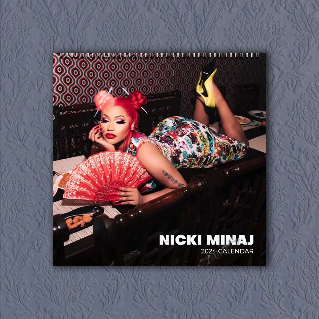 Nicki Minaj Calendar 2024, Celebrity Calendar, Nicki Minaj 2024 Wall