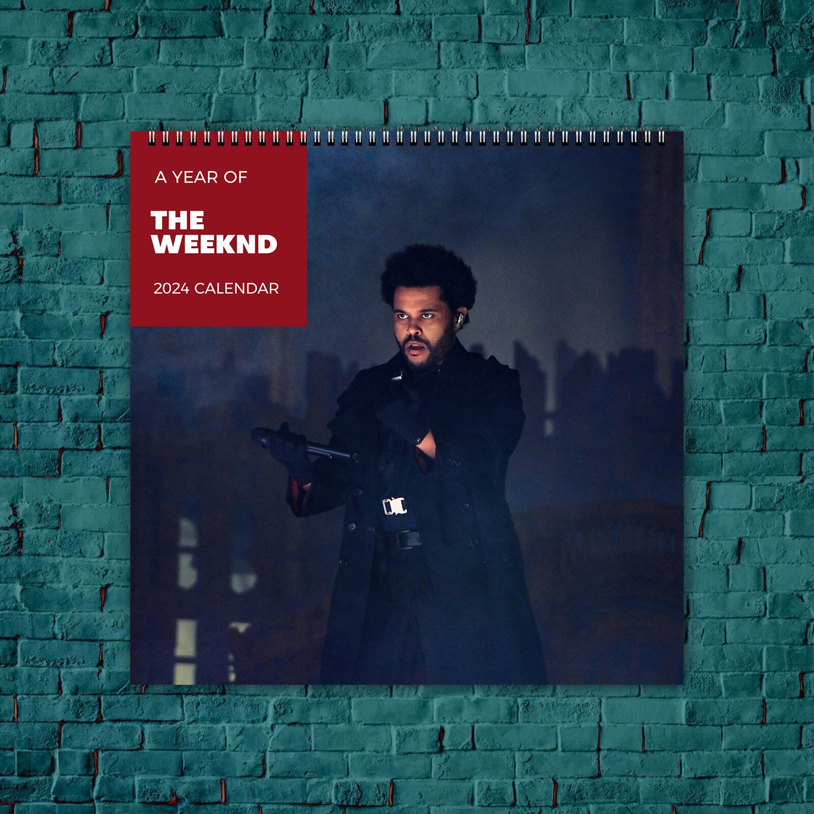The Weeknd Calendar 2025, Celebrity Calendar, the Weeknd 2025 Wall