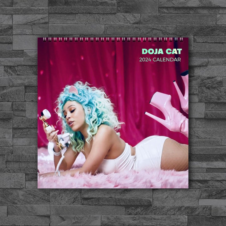 Doja Cat 2024 Calendar, Celebrity Calendar, Doja Cat 2024 Wall Calendar