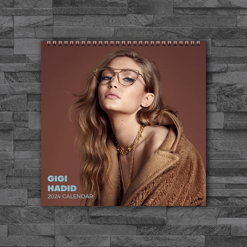 Gigi Hadid Calendar 2025 Celebrity Calendar Gigi Hadid 2025 Etsy
