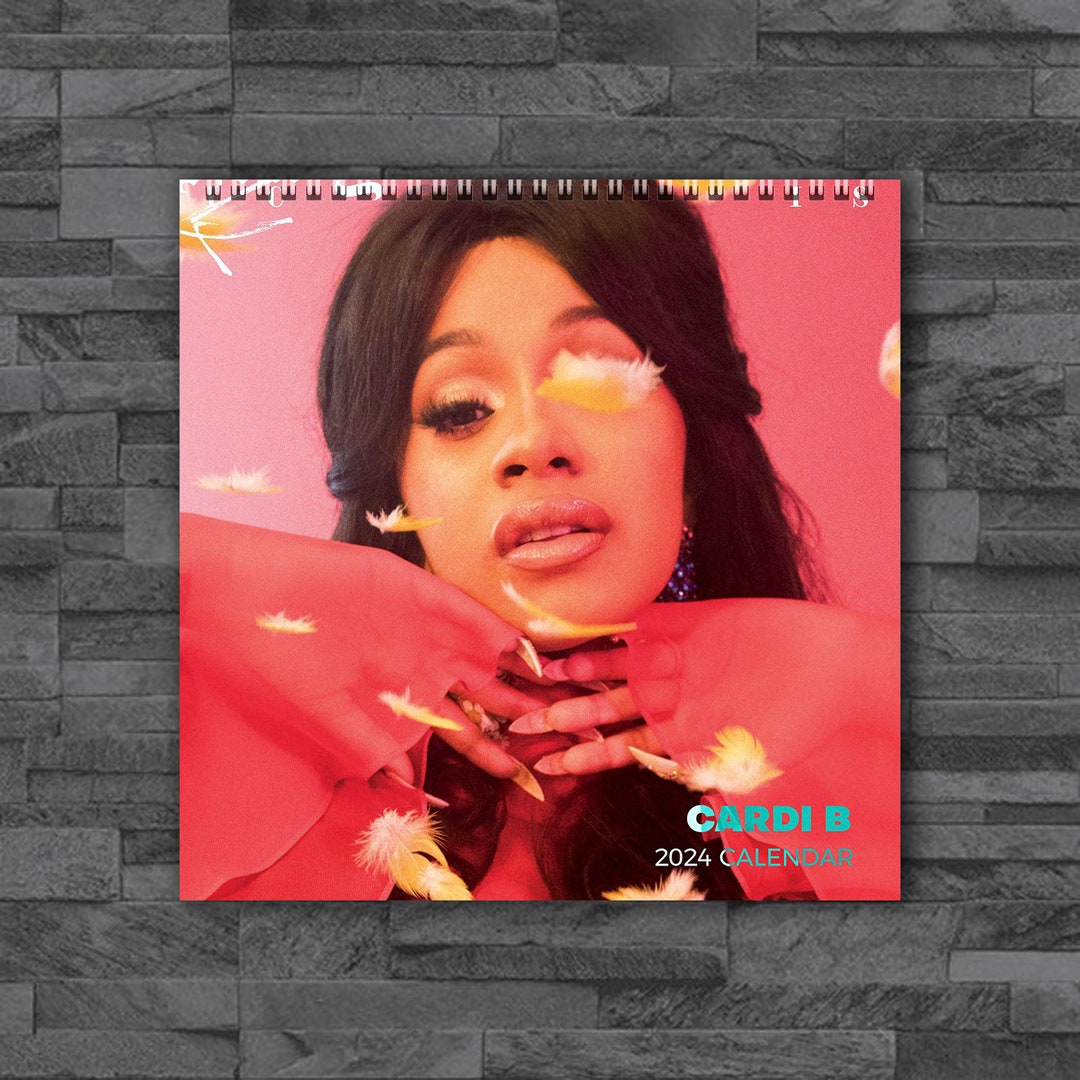Cardi B 2024 Calendar, Celebrity Calendar, Cardi B 2024 Wall Calendar